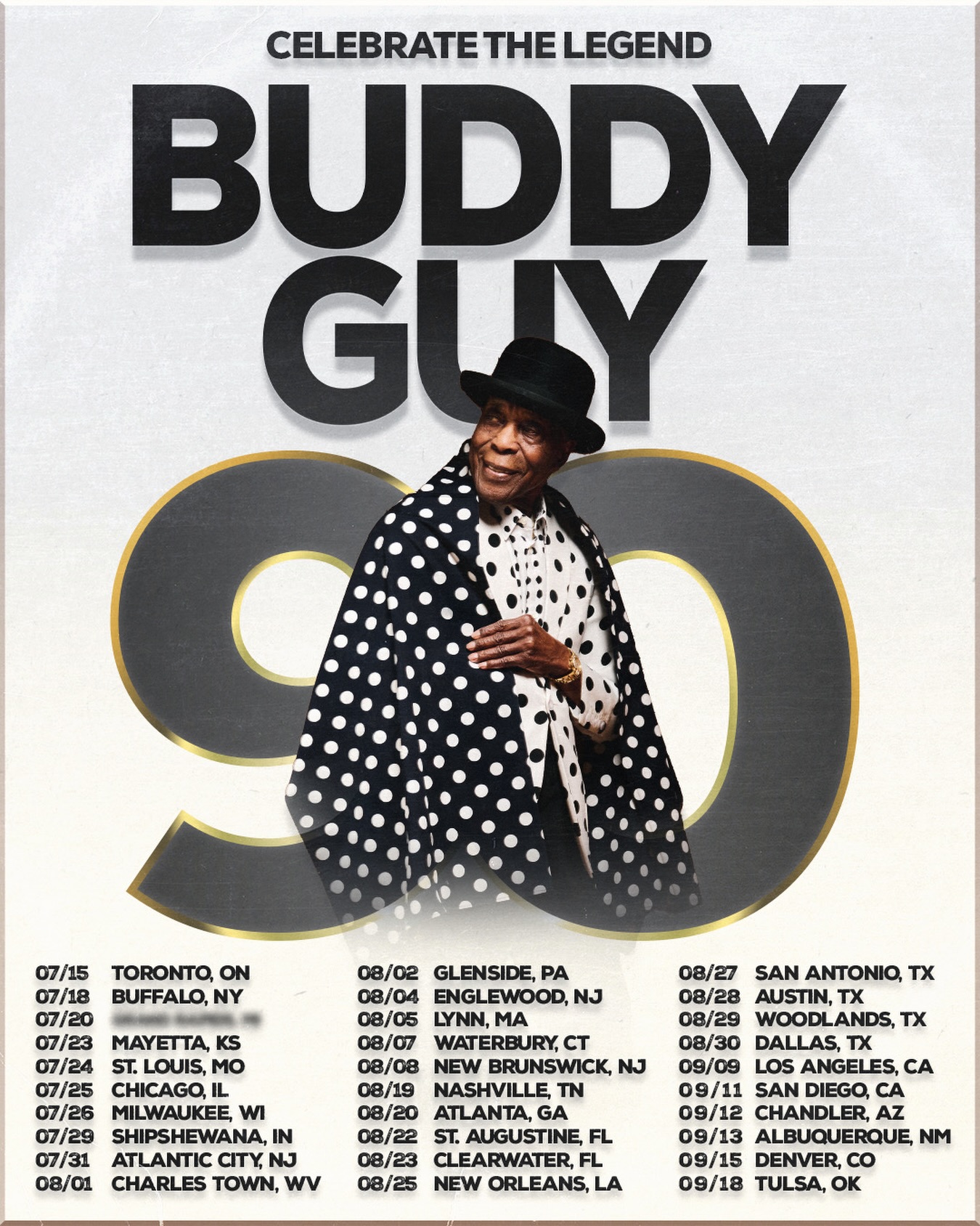 Buddy Guy Tour Poster 2026